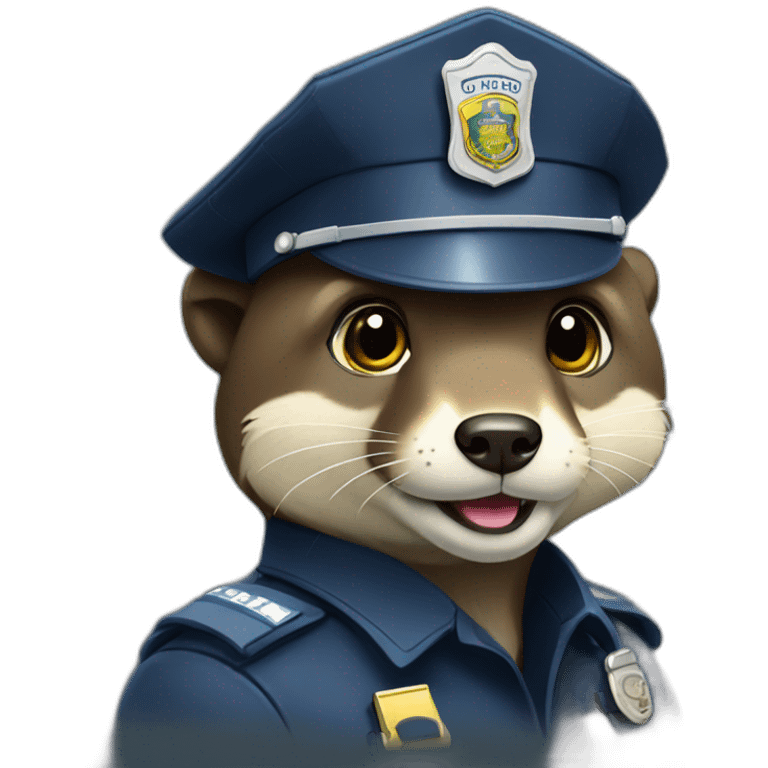 loutre police emoji