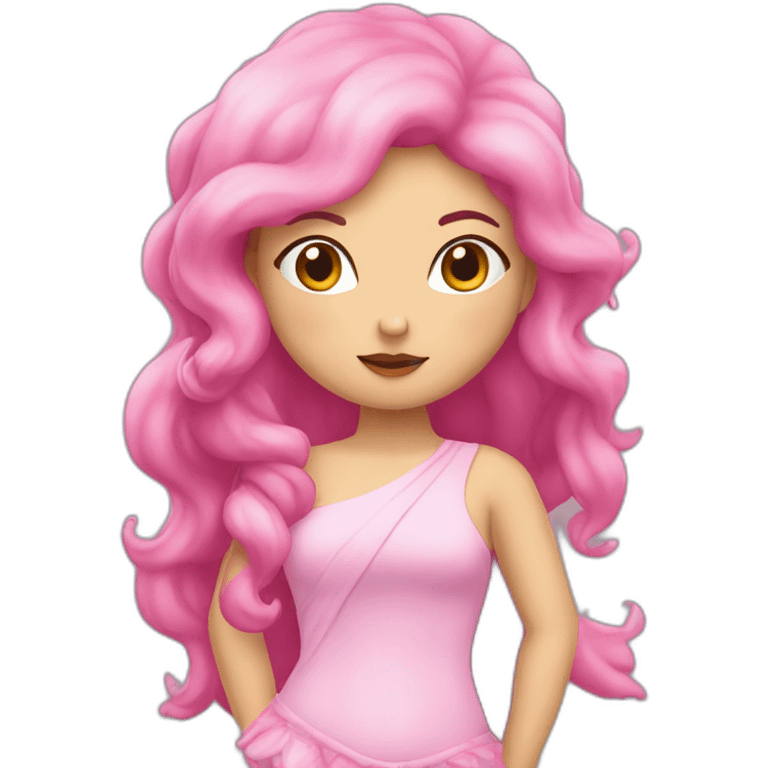 Sirena rosa emoji