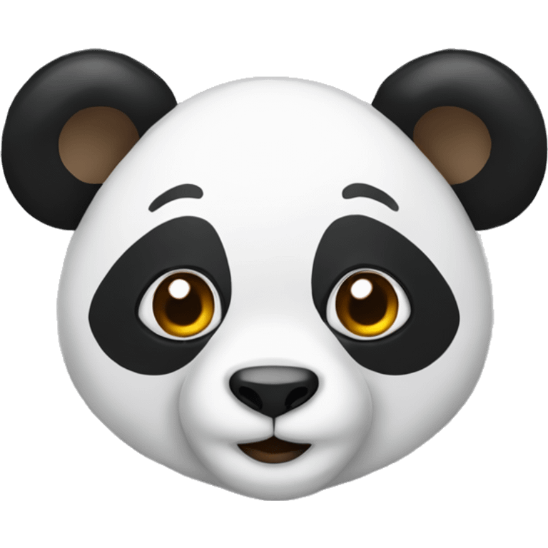 Ein panda it einem dedektvhut emoji