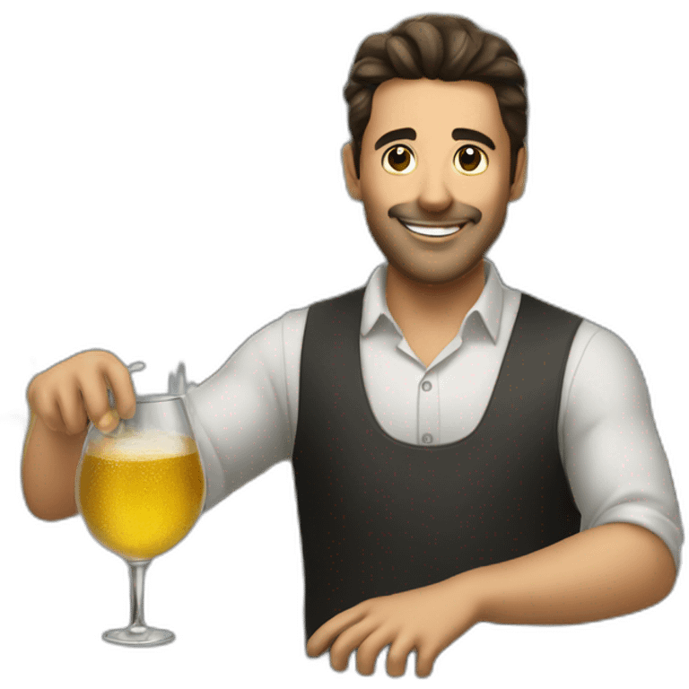 Barman dans un grenier emoji