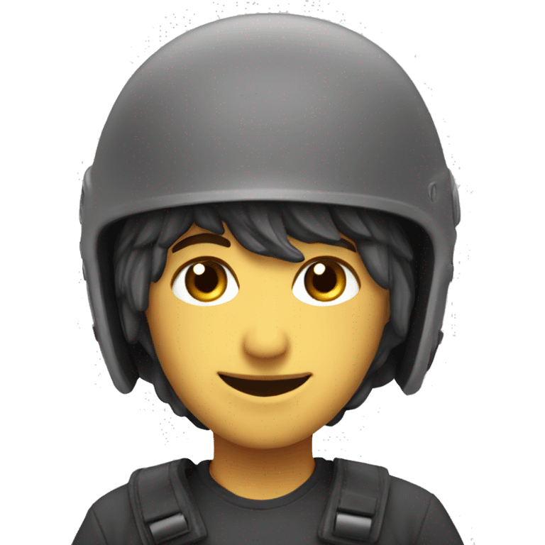 Courier 6 helmet 2d emoji