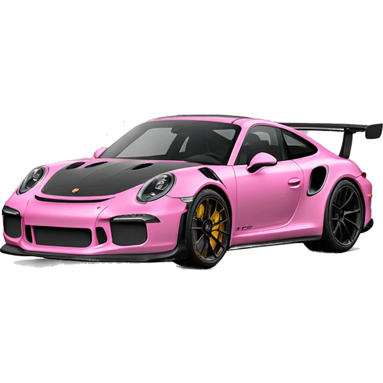 porsche GT3 rs pink emoji