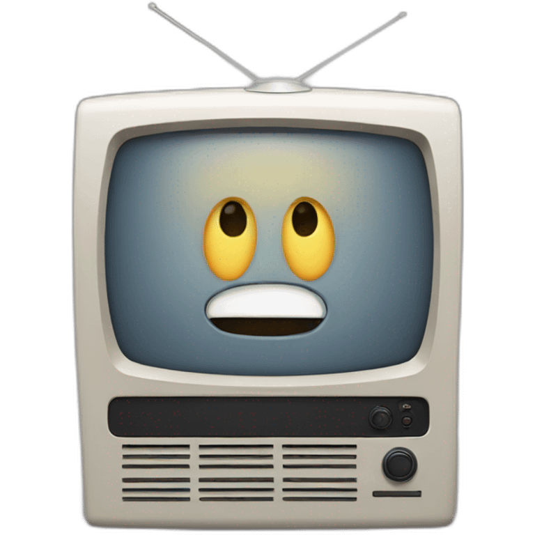 Tv head emoji