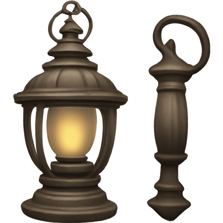 antique lantern emoji