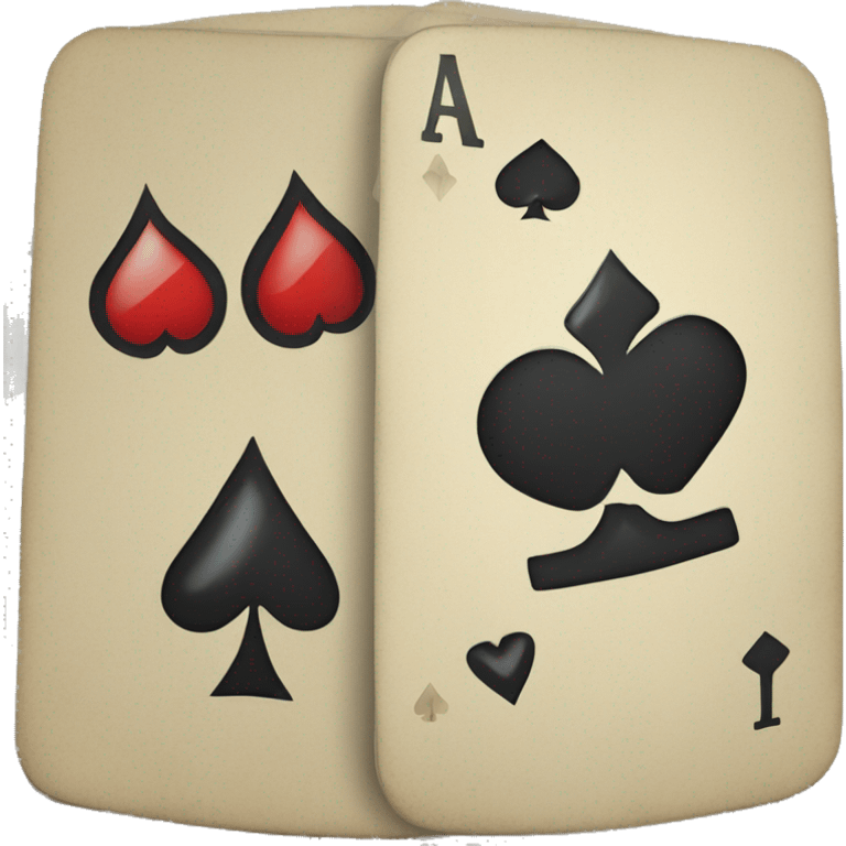 Poker cards emoji