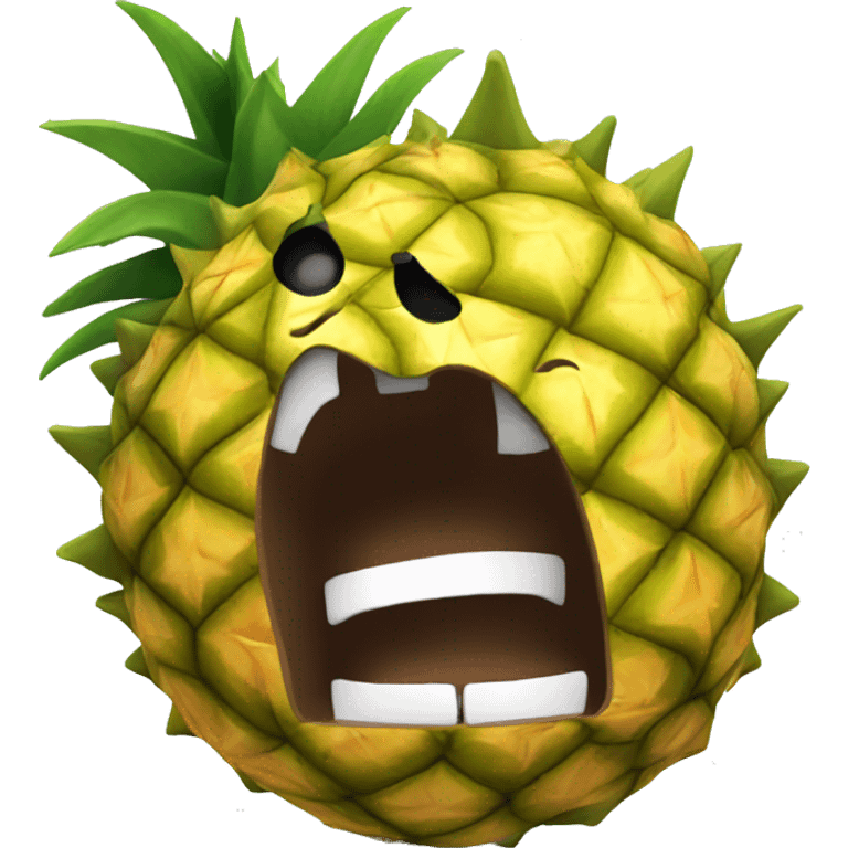 pineaple which is rage quitting emoji