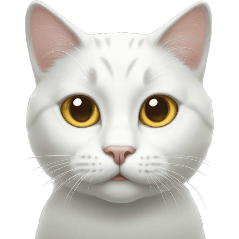 White cat emoji