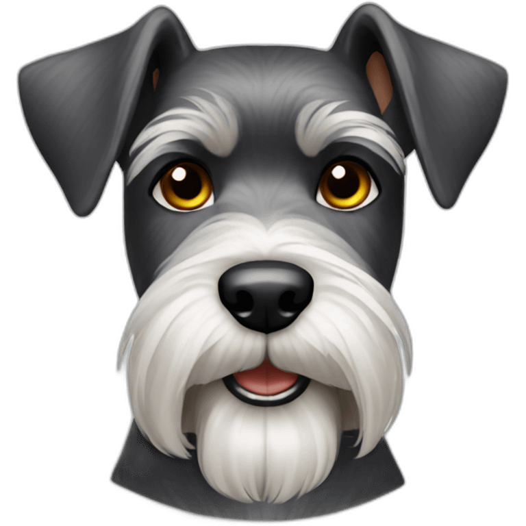 Schnauzer dog emoji