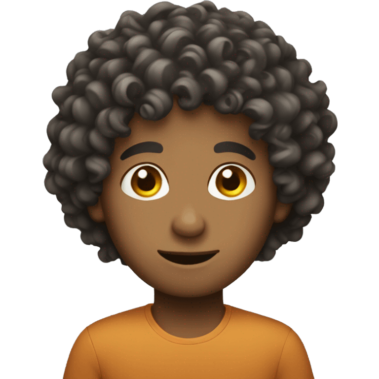 curly head boy emoji