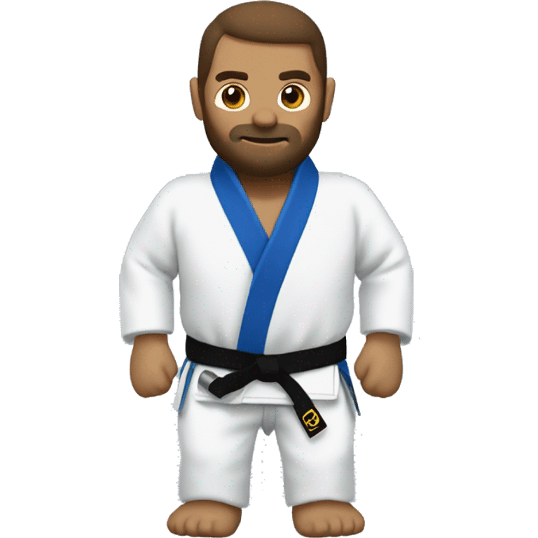 Jiu jitsu blue belt emoji