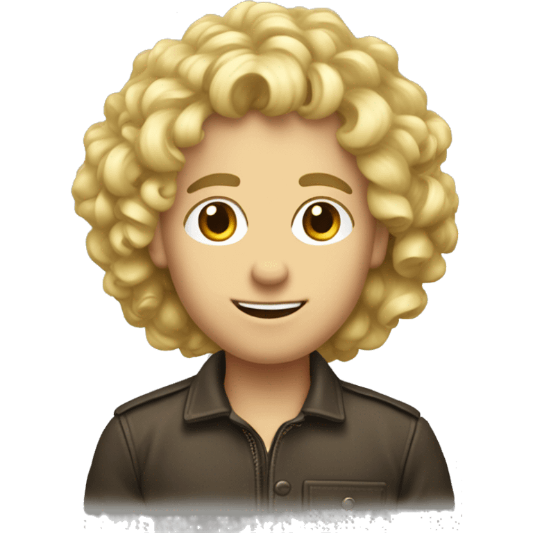 Gauthier au cheveux bouclés blond  emoji