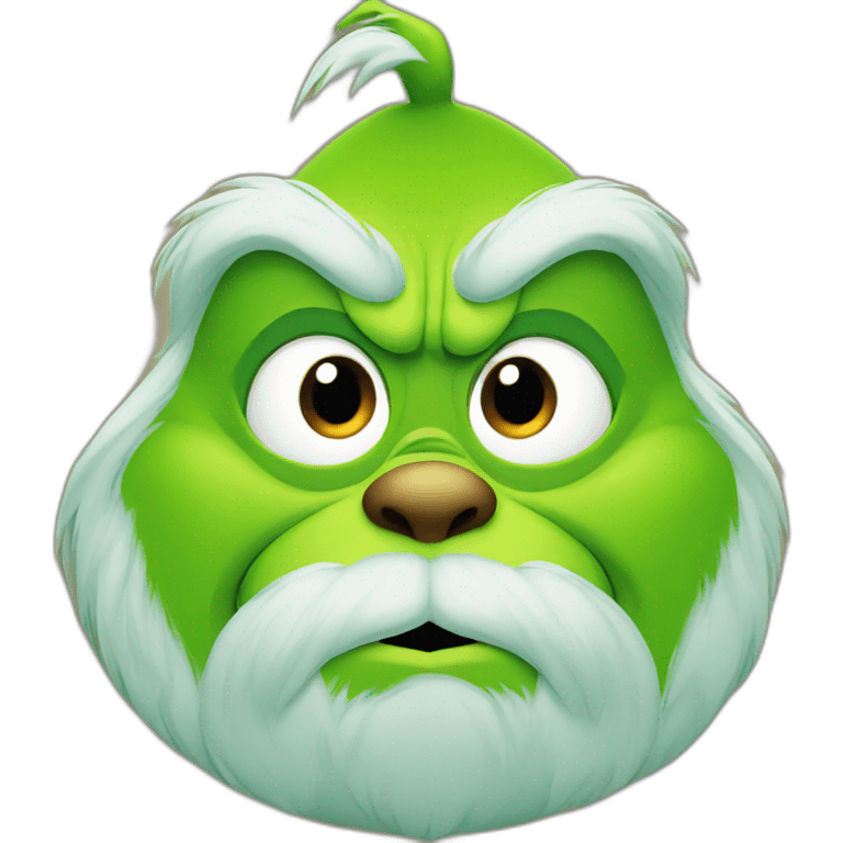 grinch head emoji