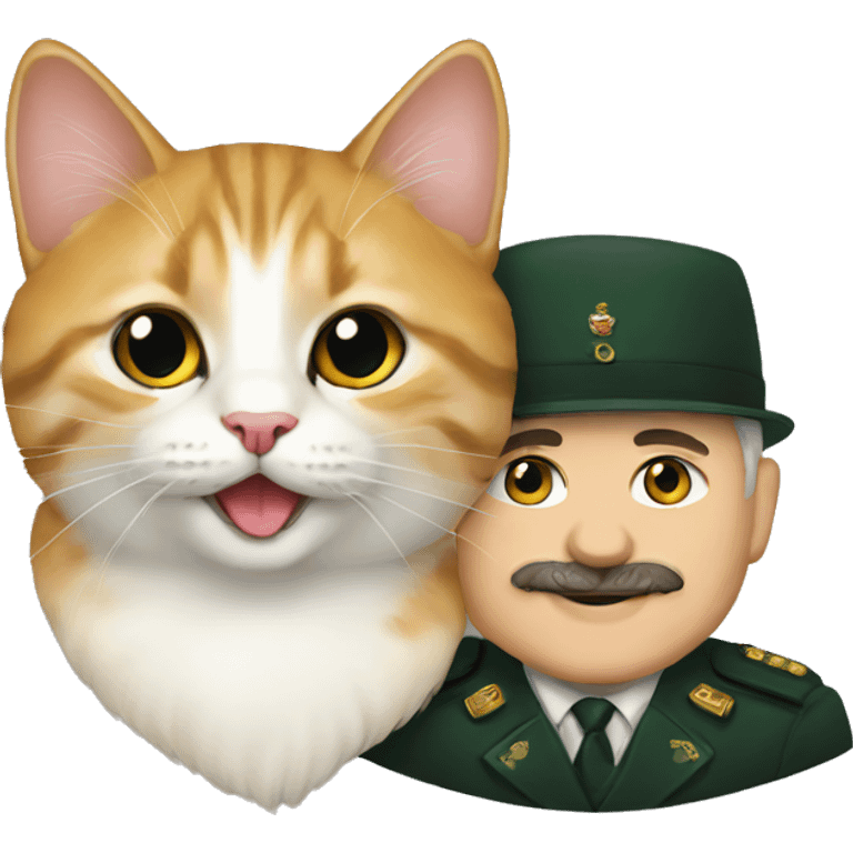 Lukashenko and cat emoji