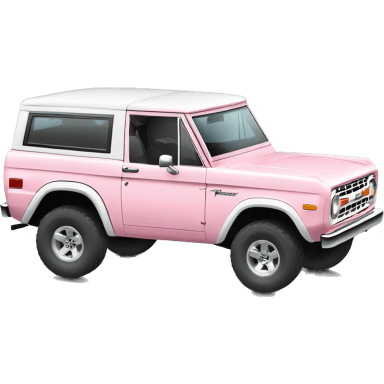 light pink ford bronco emoji