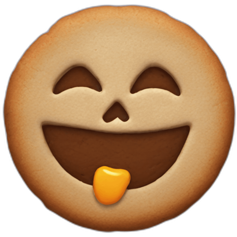 halloween cookie emoji