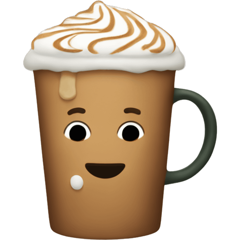 Starbucks gingerbread latte emoji