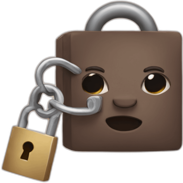 cute-lock emoji