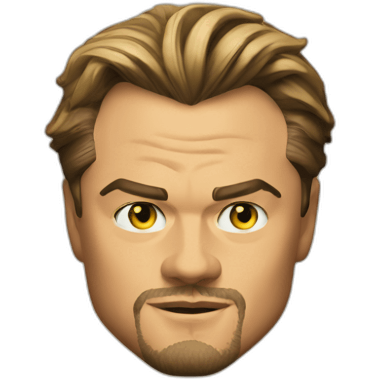 leonardo dicaprio, the wolf of wall street emoji