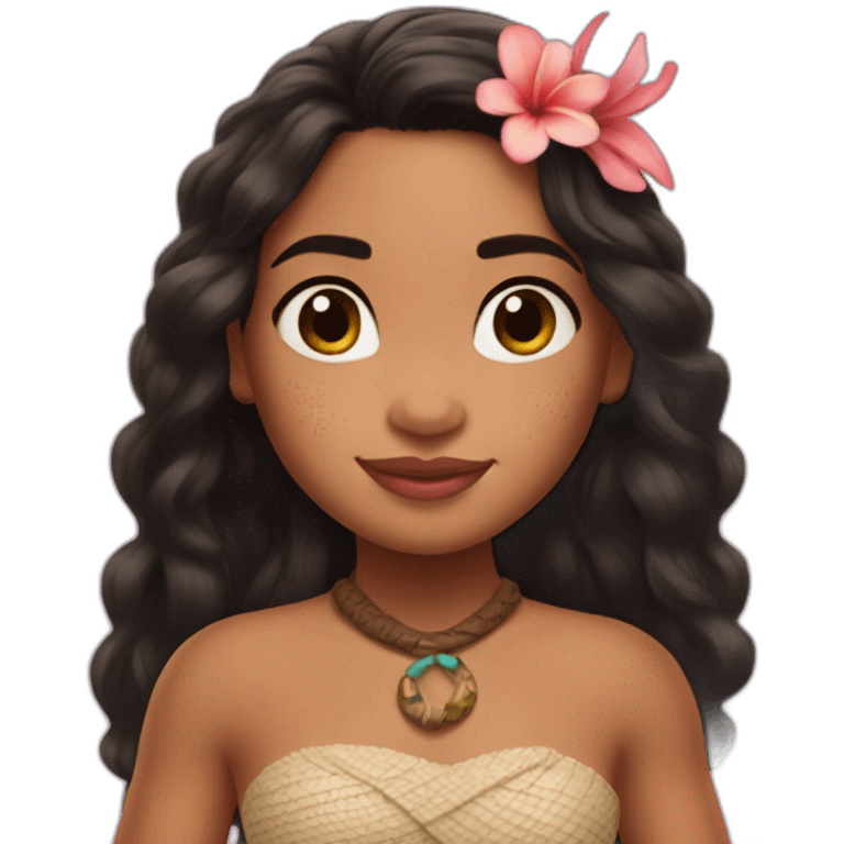 princess moana emoji