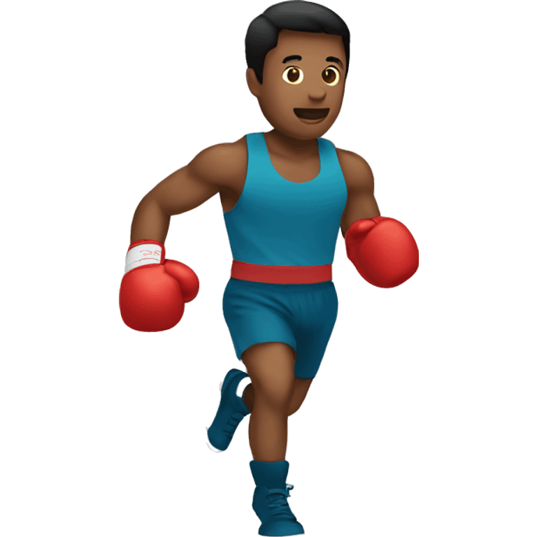 Boxing skipping  emoji