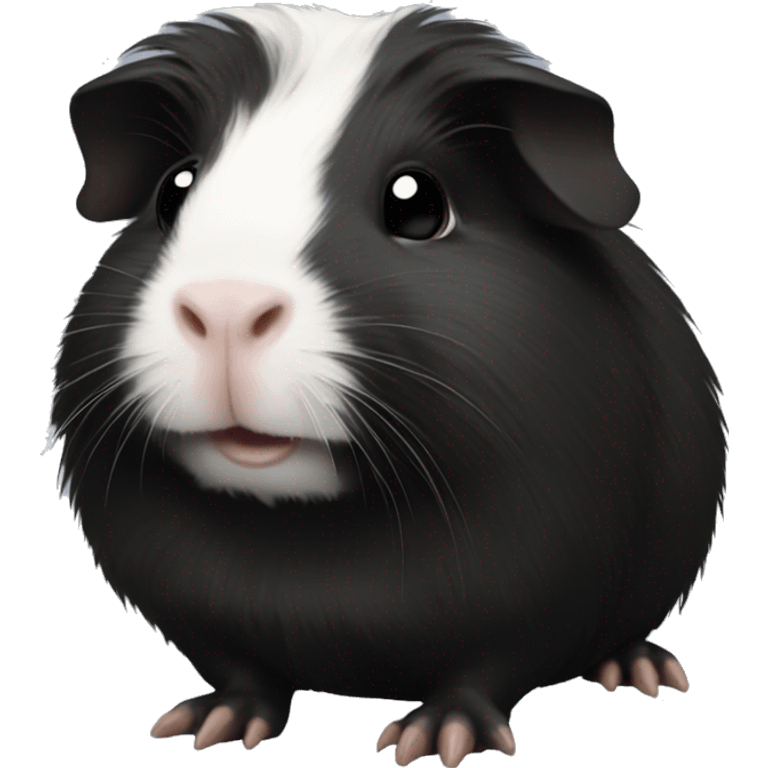 Black guinea pig emoji