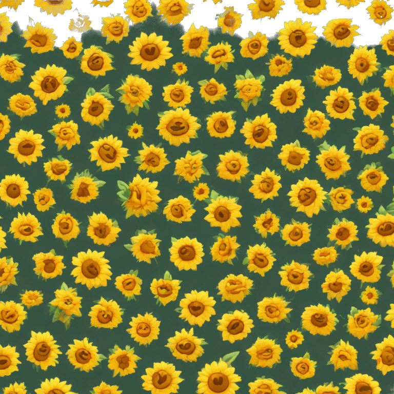 Ramo de rosas y girasoles  emoji