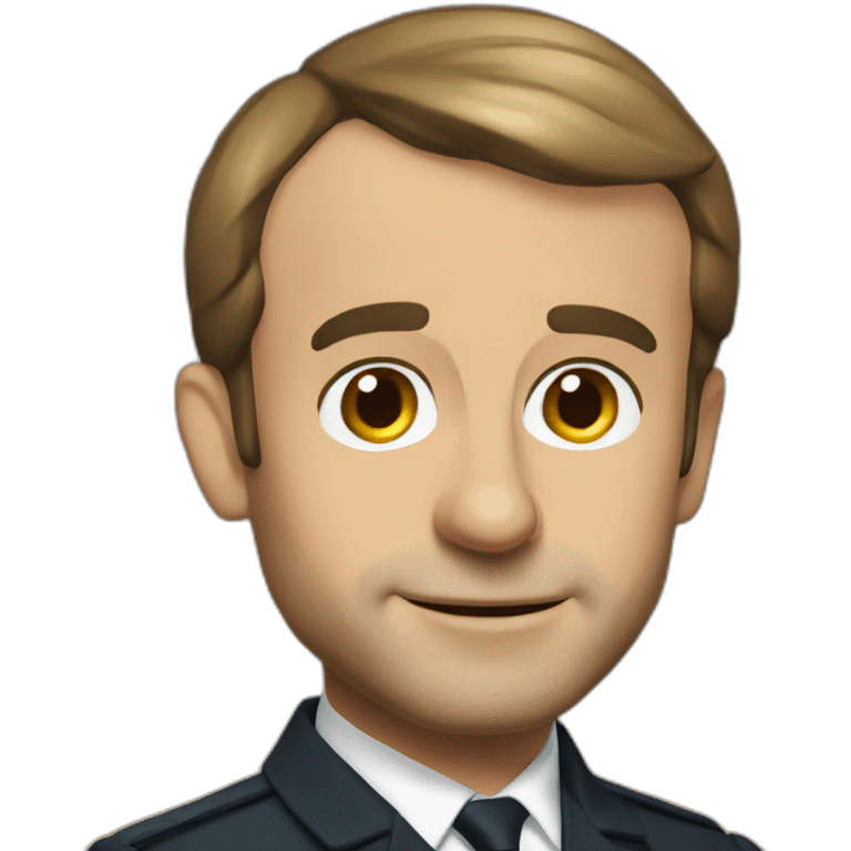 emmanuel macron who does DIY emoji