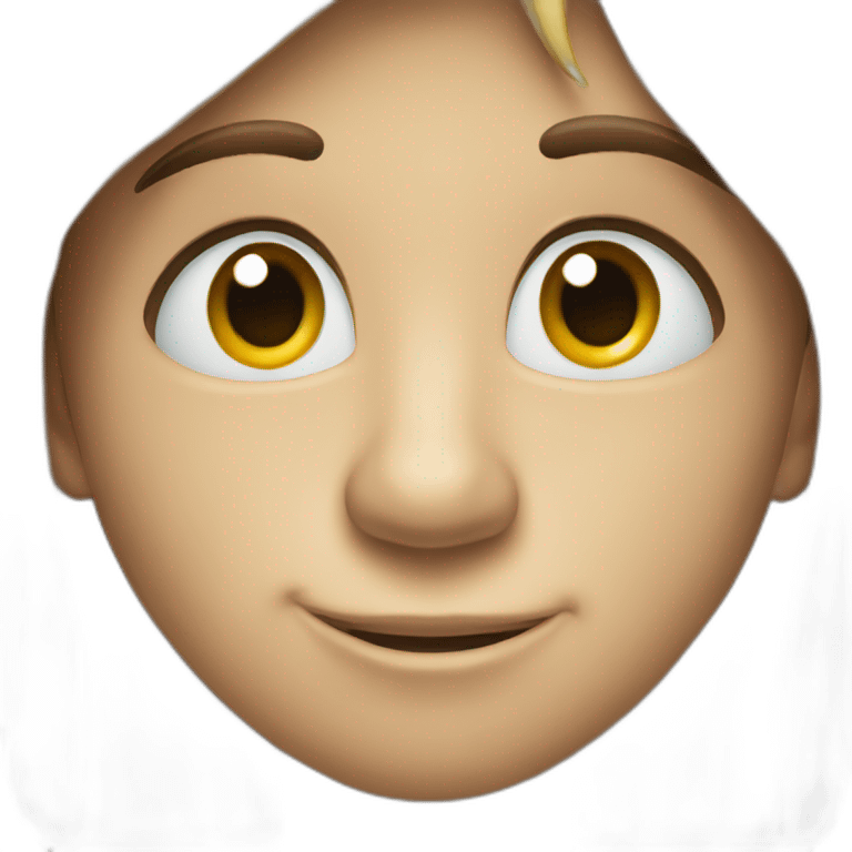 Pinocchio with nose growing longer emoji