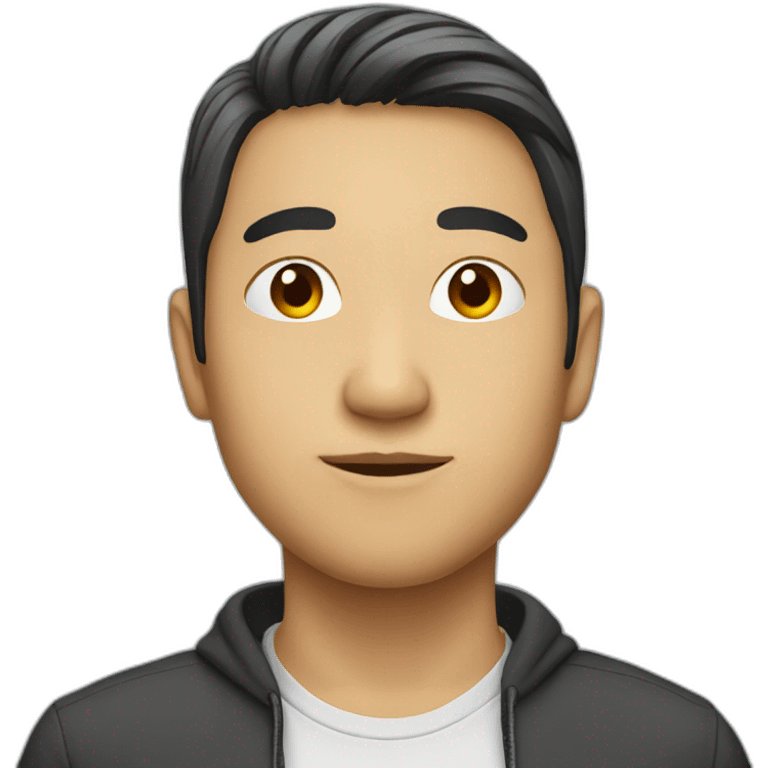 An Asian profile emoji