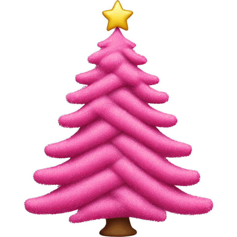 pink christmas tree emoji