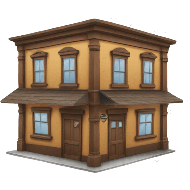 saloon building emoji