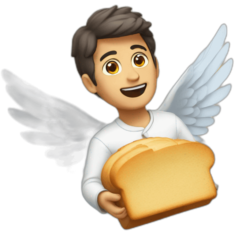 flying-bread emoji