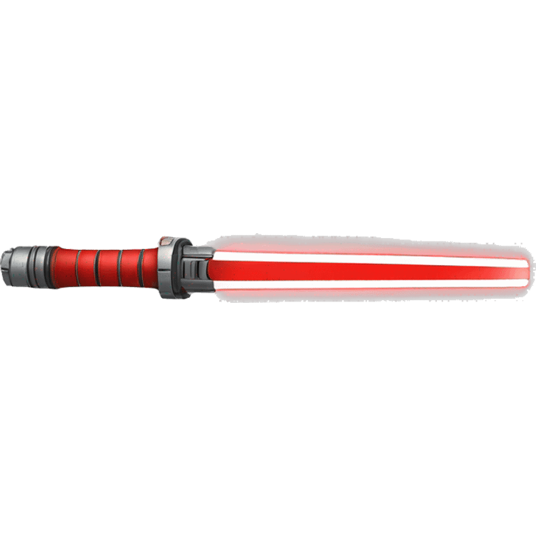 lightsaber red emoji