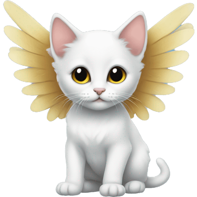 Kitten with wings  emoji