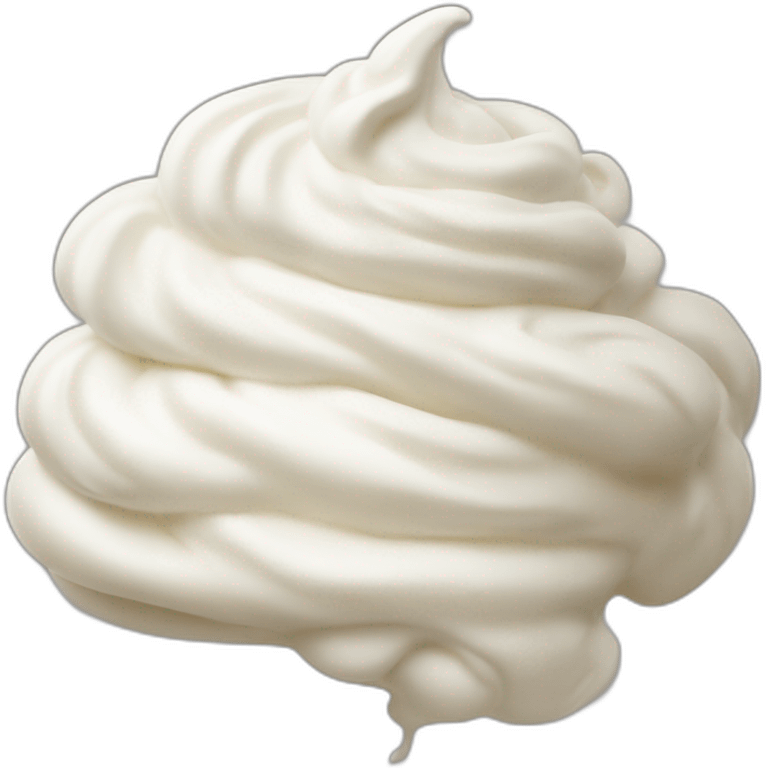 Whipped cream emoji