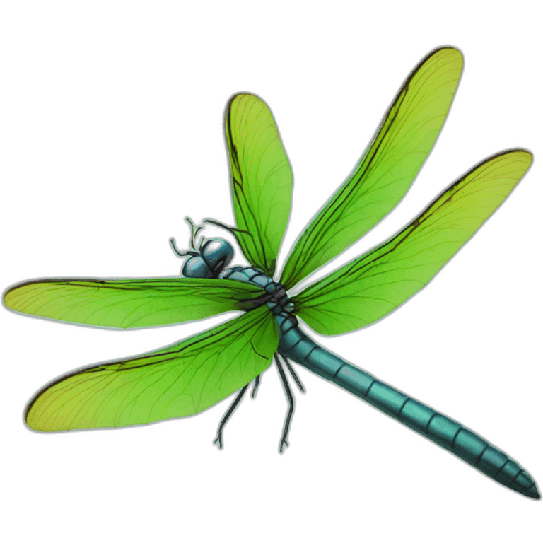 Three headed dragon fly emoji