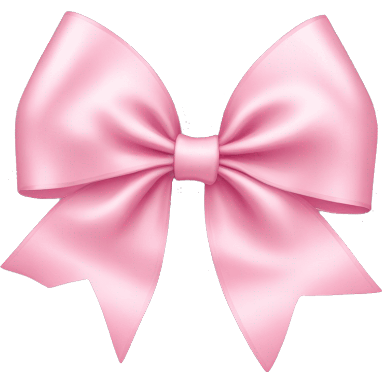 light pink ribbon bow emoji