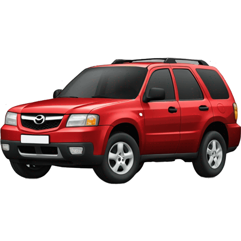 mazda tribute 2001 red side emoji