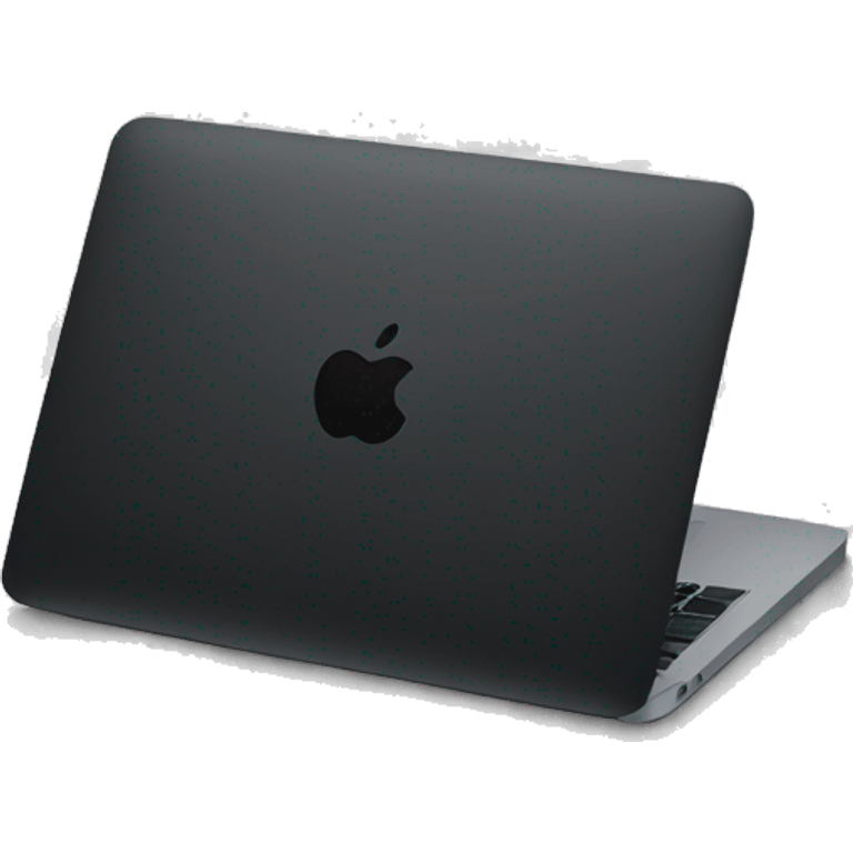 macbook Black emoji