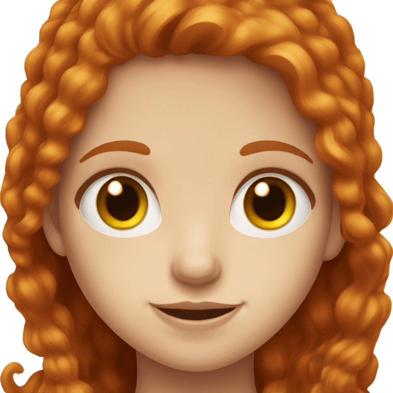 Redhead girl with hazel eyes who lives in spain emoji