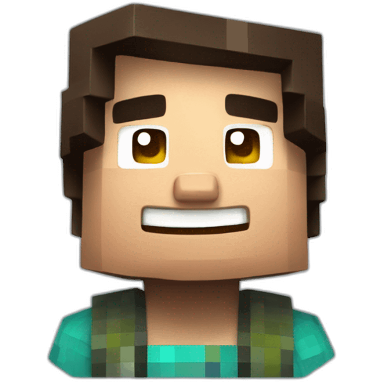 minecraft happy steve emoji