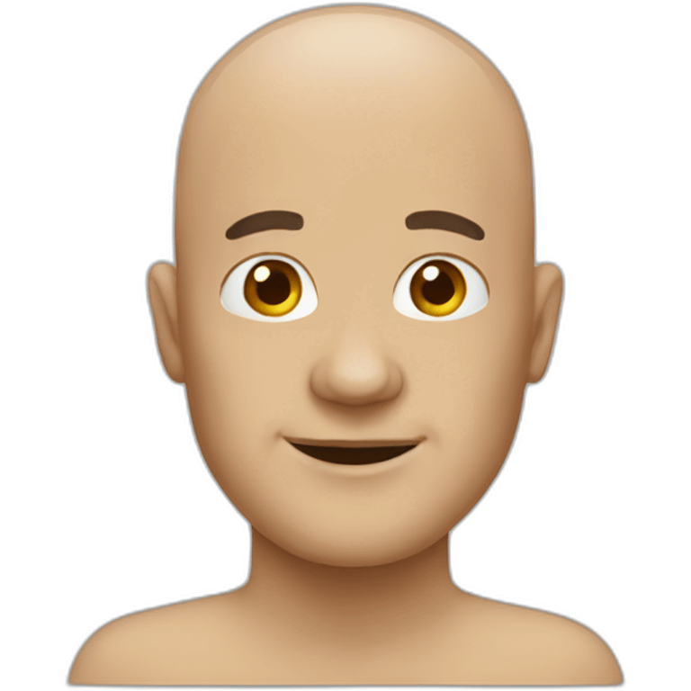 bald man emoji