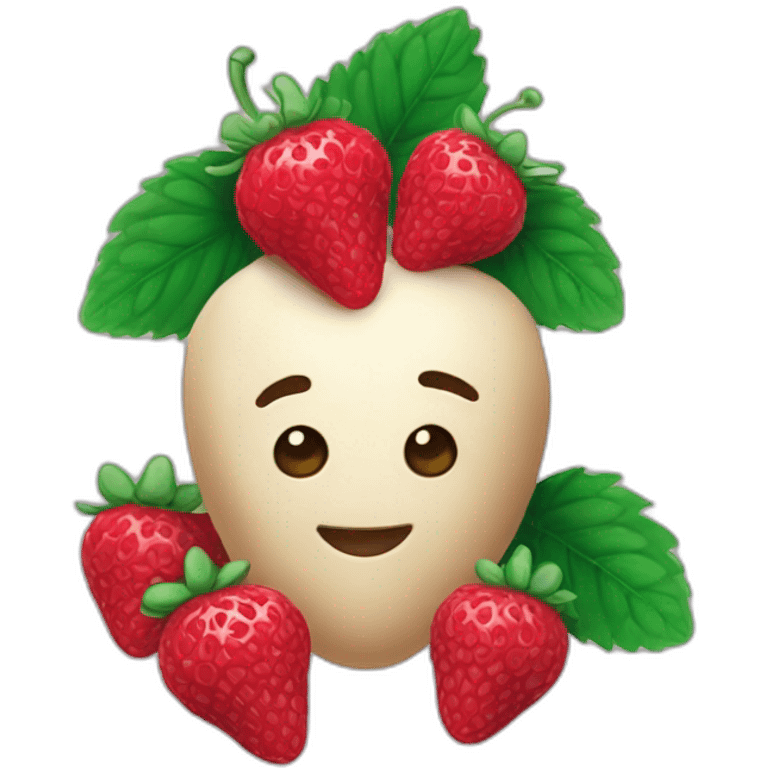 Fraise framboise mirtille emoji