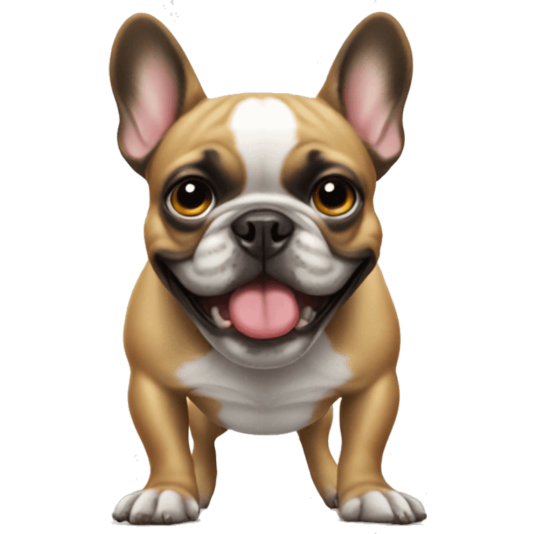 French bulldog twerking emoji