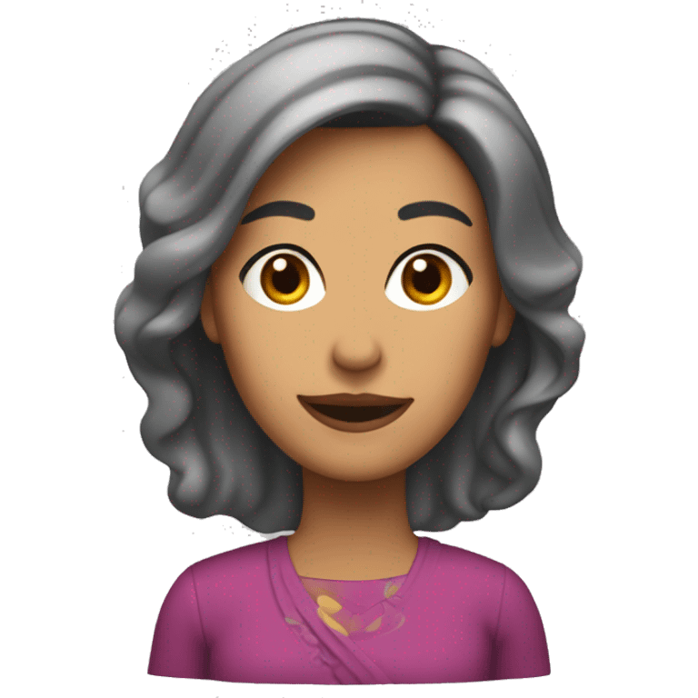 Mujer morena de 42años emoji