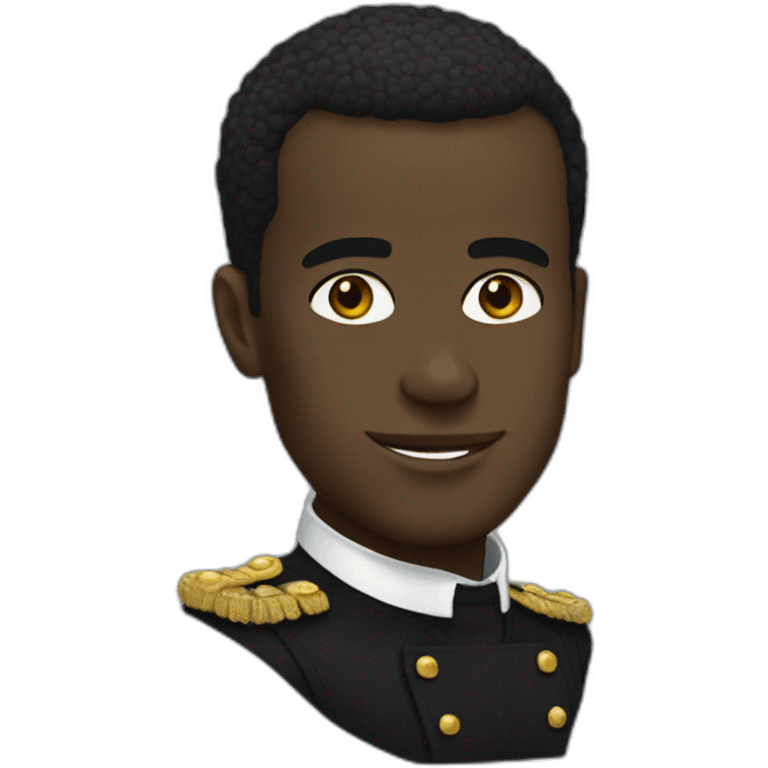 Black macron emoji