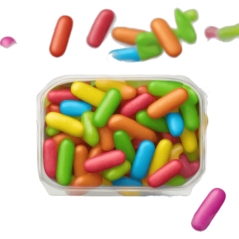 Mike and Ike's candy box emoji