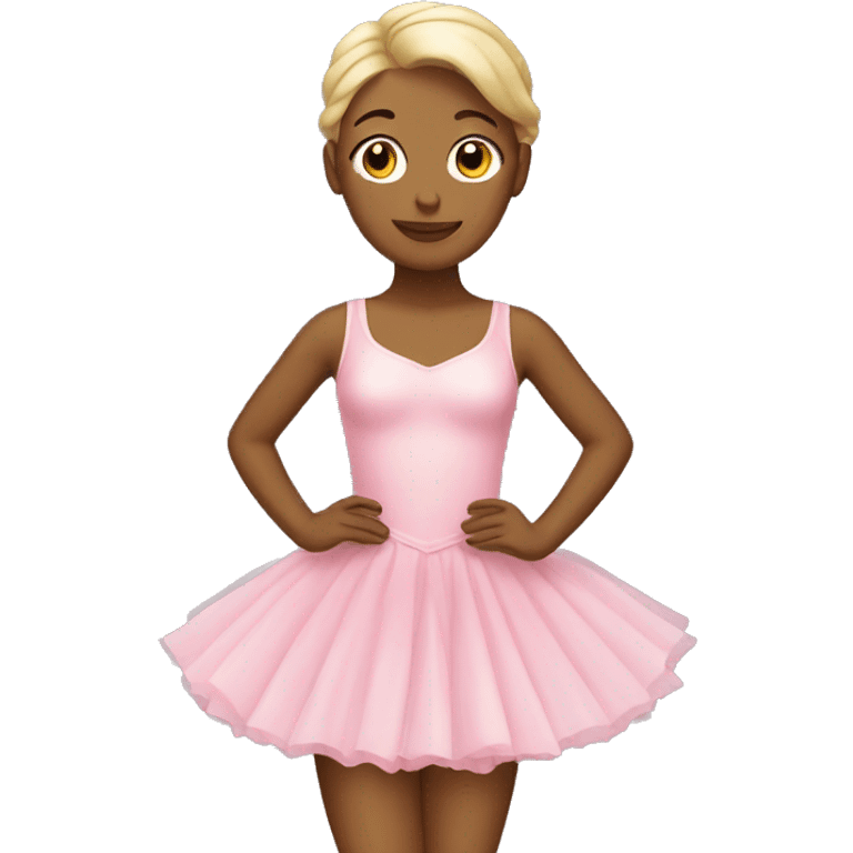 pink ballet dress  emoji