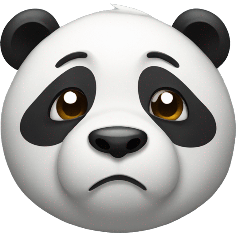 Panda tired of life emoji