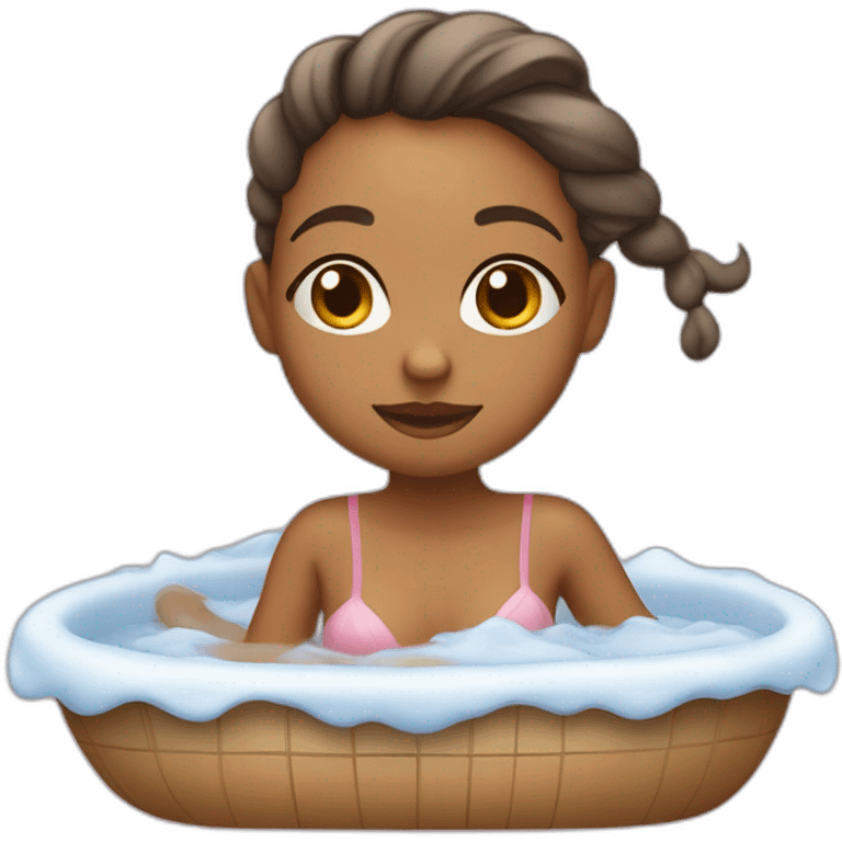 Fille en mayo de bain🩱 emoji